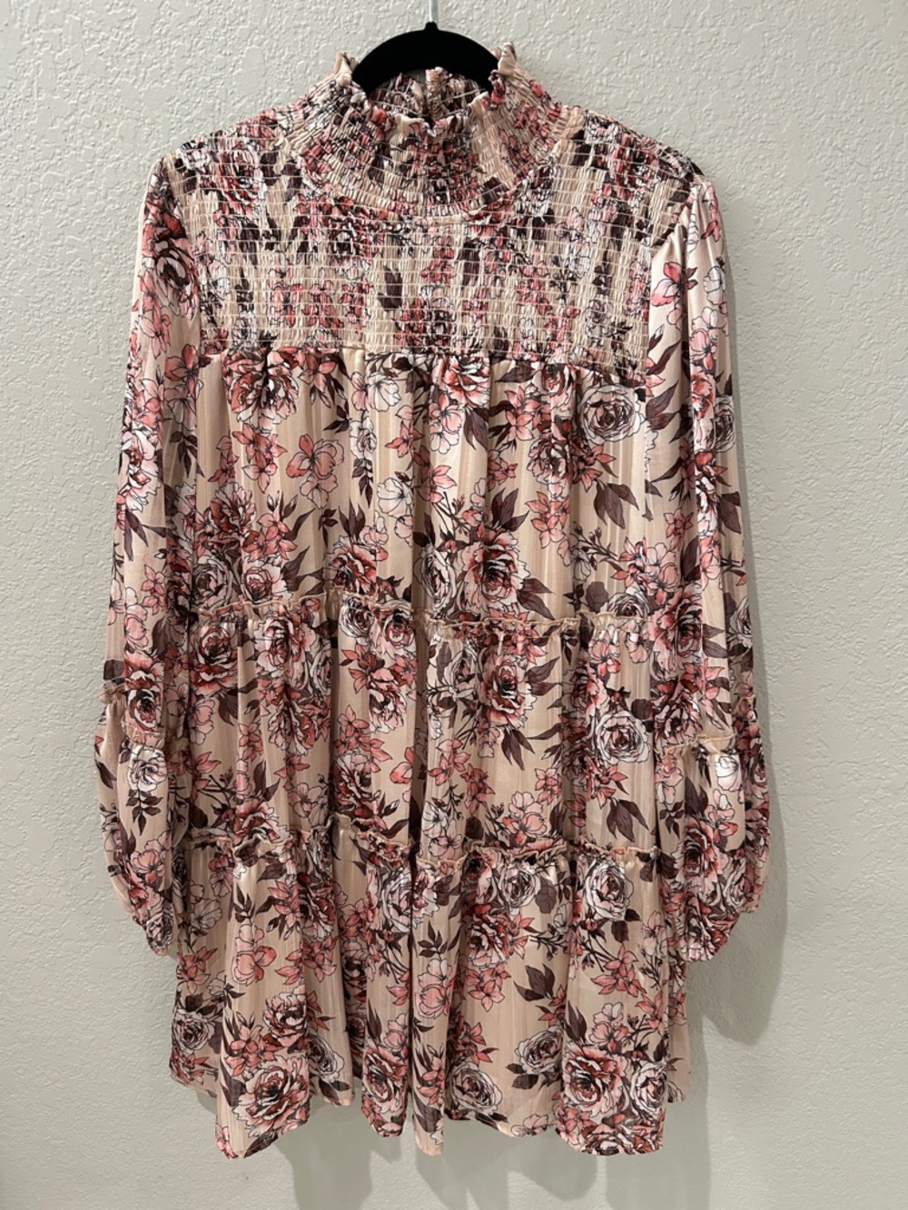 Flowy Floral Smocked Dress